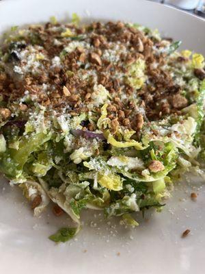 Shaved Brussels salad