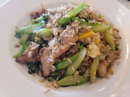 Special fried rice with Chinese broccoli