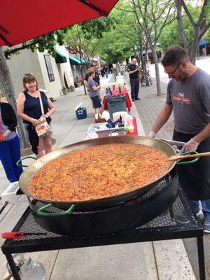 That's a lot of paella!