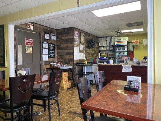 Dining area and entrance