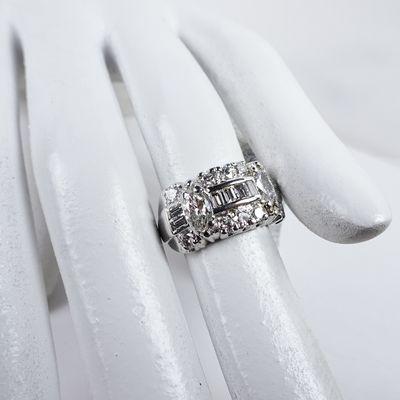 14k 2ct vintage cocktail ring. See hhorwitz, wedding bands to consider