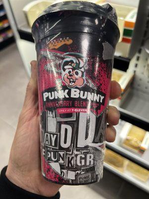 Pink bunny tumbler by Green Day