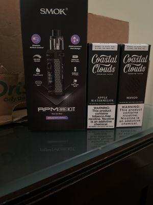 Vape and juice for around $115. Good price!