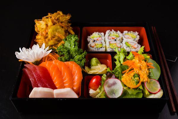 Sashimi Bento Box.   Sushi Star