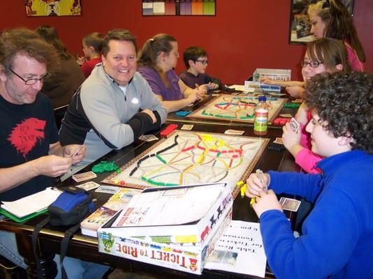 Ticket to Ride Tournament, Jan. 2014