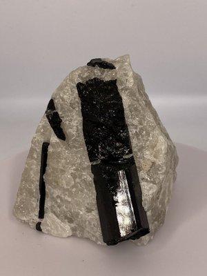 black tourmaline in quartz