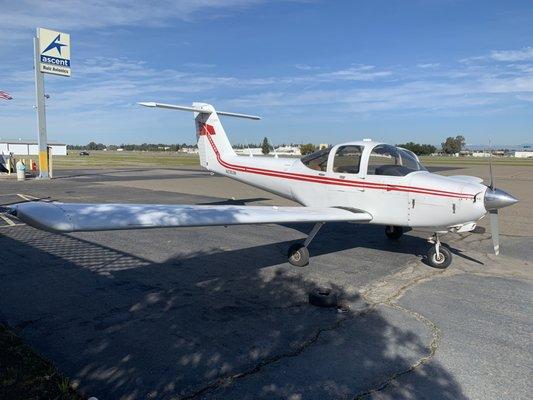 Piper Tamahawk using for lessons great to learn on how to land!