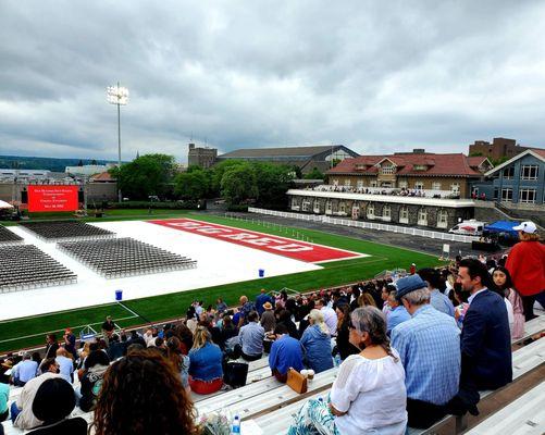 Cornell University graduation ceremony 2022 in the huge stadium - 5/28/2022