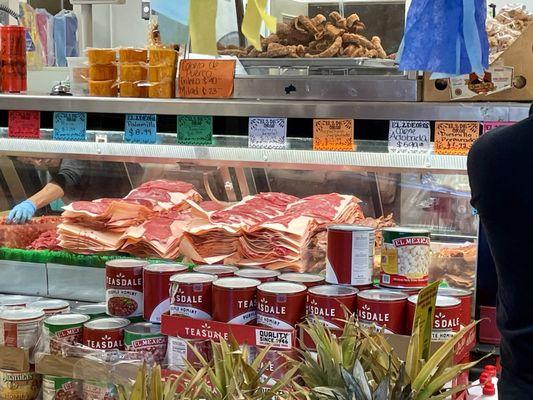 Meat Counter fully stocked