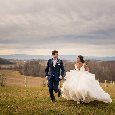 Blushing Bride?  Nah, just a gorgeous tanned bride