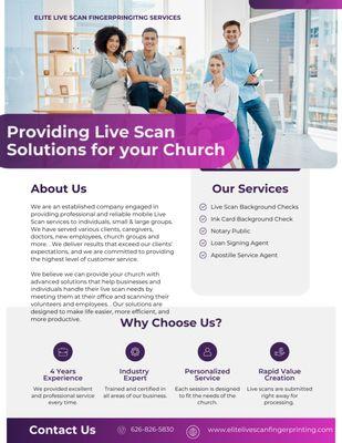 Elite Live Scan Fingerprinting Services