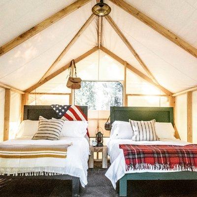 Stumptown Luxury Canvas Tents