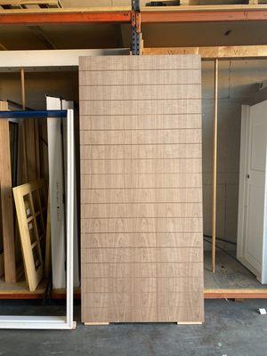 9 foot custom barn door. Gorgeous even unfinished.