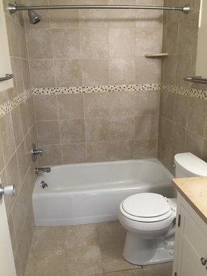 Full bathroom with vanity sink