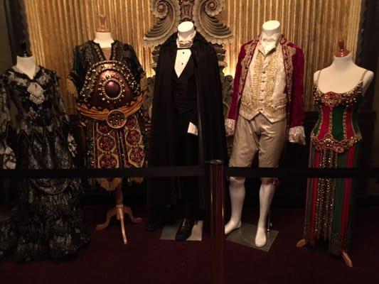 Costumes in the lobby