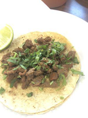 Steak taco