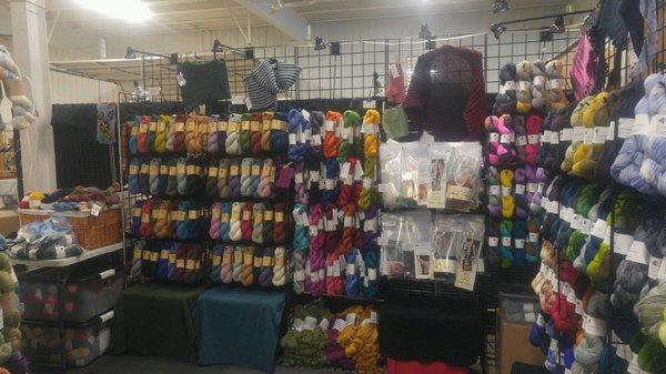 Booth at NYS Sheep and Wool Festival