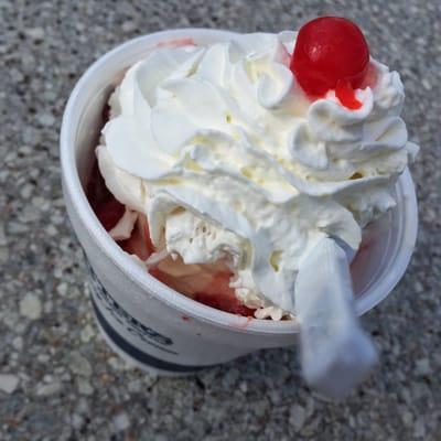 Strawberry Shortcake Sundae