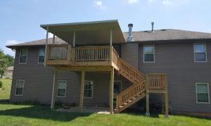 New deck, windows and siding by St Clair of the Ozarks in Springfield MO!