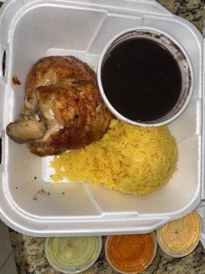 Quarter Chicken Lunch Special