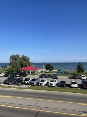 View from the rooftop bar @ Tawas Axe N Lanes