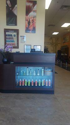 Reception desk