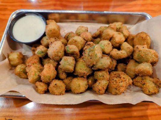 Cajun fried okra