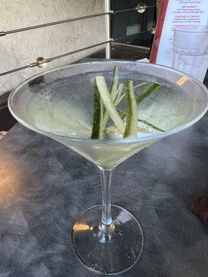 Cucumber martini