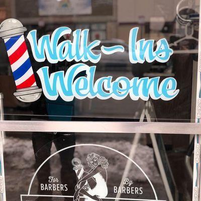 Stans Barbershop takes walk ins no appointment needed.