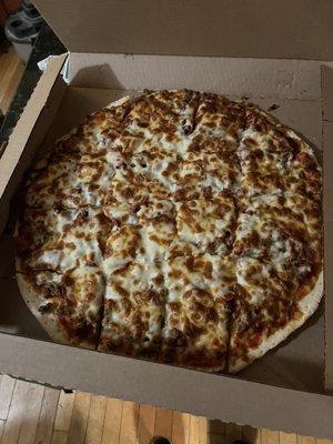 Xl sausage and pepperoni