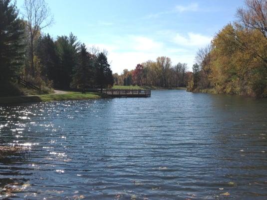 Burchfield Pond and Fishing Dock