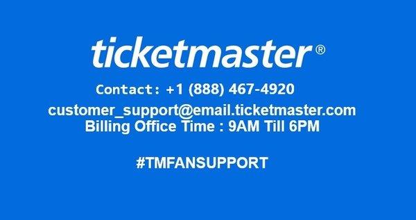 Ticketmaster Support +1(888) 467-4920 Phone Number to Book Tickets, Manage Upcoming Events, Transfer Tickets, Accounts Login or Refunds.