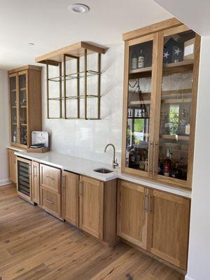 Custom White Oak Butlers Pantry.