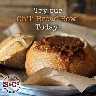 Chili Bread Bowl