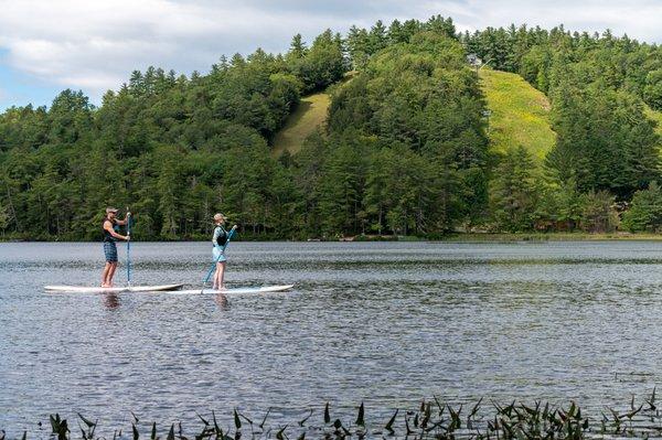 Standup Paddleboards available for use.