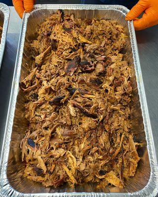 Hickory and Cherry smoked Pulled Pork!