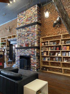 Book fireplace