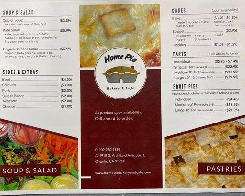 New Menu