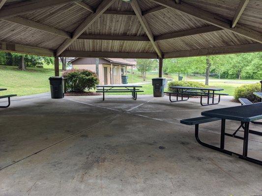 Picnic shelter at Hartsell Park