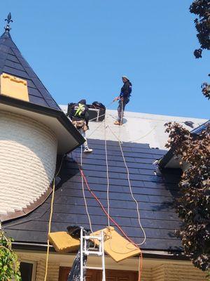 Tesla Solar Roof Installation