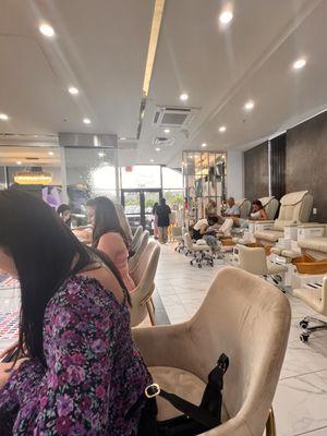 Inside salon