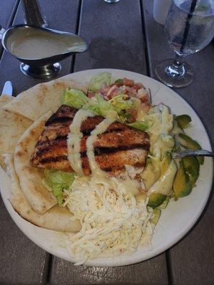 Mahi salad.