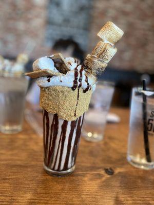 The S'mores Shake--definitely rich & indulgent