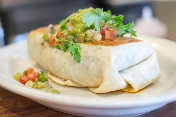 SMOTHERED MISSION BURRITO. Gig Harbor downtown waterfront. Dinner served Fridays and Saturdays through Labor Day