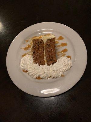 Carrot cake dessert. Really good!