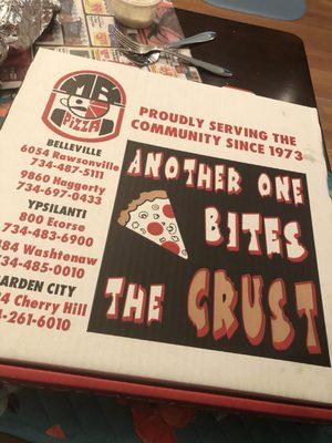 Cool pizza box