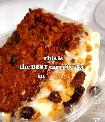 Yes, the best carrot cake in NYC. People lined up outside for Lloyd's pre-Thanksgiving. - 11/23/2023