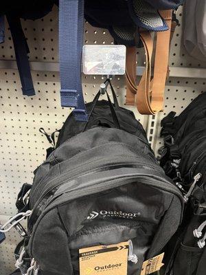 Second stock of backpacks