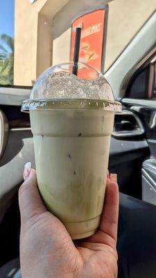 Matcha iced latte