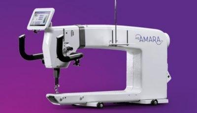 HANDI QUILTER AMARA 20″ LONG ARM MACHINE WITH 10′ STUDIO FRAME TWO WITH PRO-STITCHER